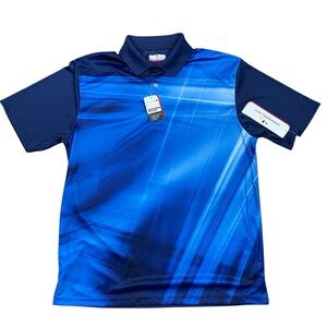 Grand Slam Men's Blue Golf Polo Shirt